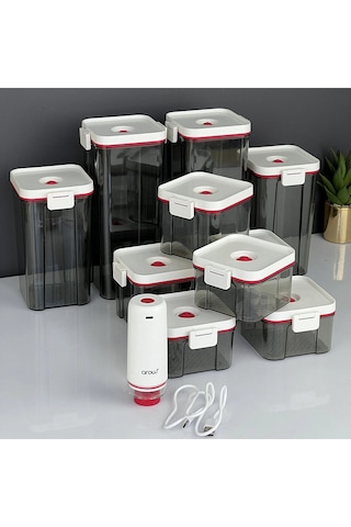 Gunes Zuccacıye 10 Parça Şarjlı Vakum Pompalı Akrilik Kavano