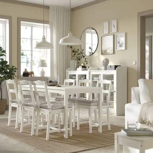 Ikea Vıppärt Sandalye Minderi , Bej, 38x38x6.5 Cm