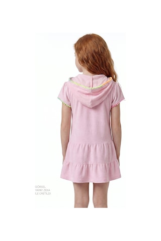 Penti Pembe Kız Çocuk Sweet Pastel Pink Towel Kaftan