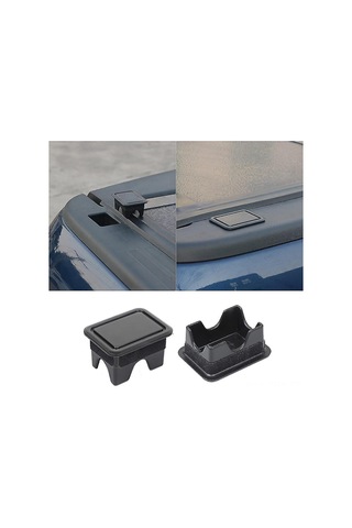 Tenfowee Dodge Ram 1500 2018-2021 İçin 2 Adet Siyah Abs Arka Bagaj Koruma Kapağı