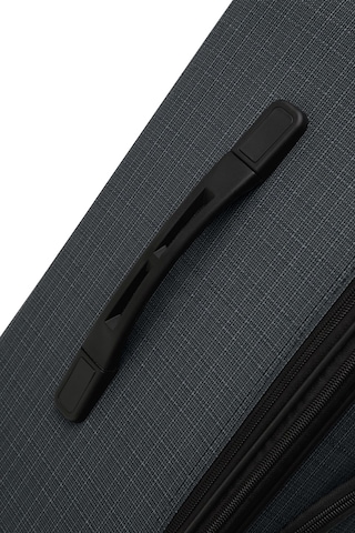 Oleets 8 Tekerli Su Geçirmez Ultra Kalite Kumaş Orta Boy Valiz Siyah