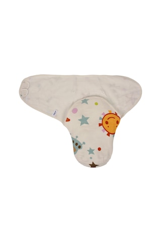 Sevi Bebe Organik Müslin Bebe Kundağı Art-306 Uzay Desen Çok Renkli