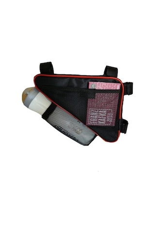 Erseplus Bisiklet Canta Üçgen Suluk Aparatlı Siyah-Turkuaz Siyah