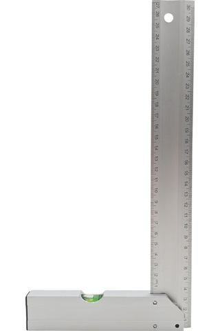 Fixonic B.h.d Bhd00196 300mm/30cm Alüminyum L Marangoz Gönye/su Terazili