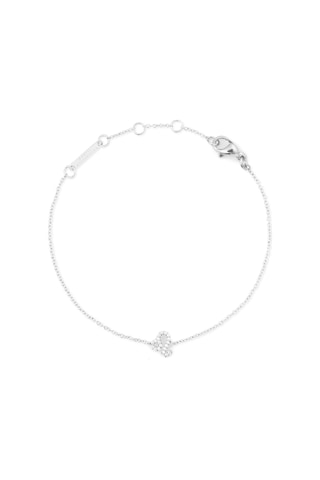 Crystal Zodiac Chain Bracelet Silver Gümüş