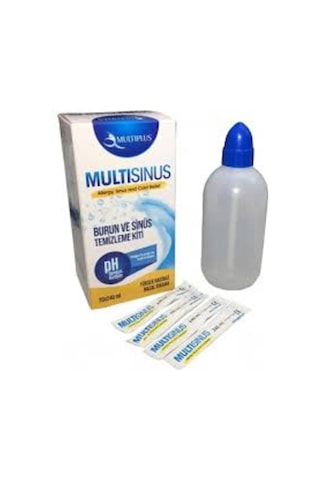 Multisinüs Burun ve Sinüs Temizleme Kiti20X240ML 20 Adet Solüsyon Multisinüs Burun ve Sinüs Temizleme Kiti20X240ML 20 Adet Solüsyon