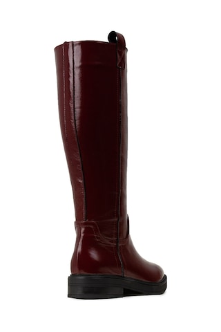 Deery Kadın Hakiki Rugan Bordo Çizme - M2135zbrdc01 Bordo