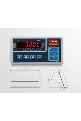 Teb 2000 Kg X 1 Gr Tartım Transpalet Baskülü