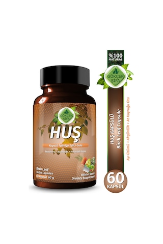 Gökçek Şifa Huş (Betula Pendula Capsule) 60 Kapsül