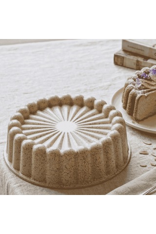 Incı Dokum Tart Kalıbı 26 Cm Gri