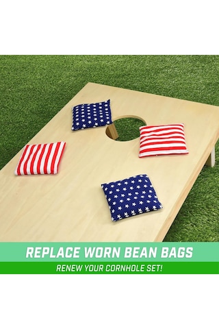 Gosports Cornhole Armut Koltuk Seti, Resmi Yönetmelik 8 Dört Mevsim Çuvalı Amerika Yıldızları Ve Çizgileri Diğer