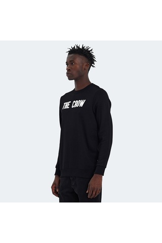 The Crow THE CROW Erkek Siyah Sweatshirt