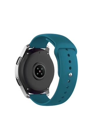 Samsung Galaxy Watch 4 5 5pro 6 40 41 42 44 45 46mm Uyumlu Kayış Renkli Jel Silikon Kordon 20mm