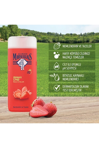 Le Petit Marseillais Akdeniz Çileği Banyo ve Duş Jeli 400 ML