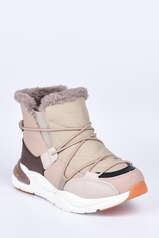 VİCCO 21K.368 BEJ-KAHVE KÜRKLÜ ÇOCUK BOT Kahverengi