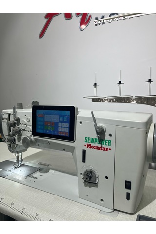 Sewpower Moonstar Çift Papuç Dikiş Makinesi Kalın Materyal 2867 Model Yok
