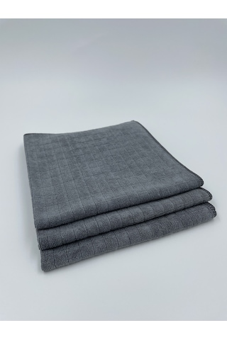 Evona Home Missclean Mikrofiber Mutfak Bezi Gri 3'lü 40 x 40 CM