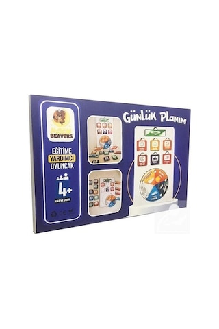 Günlük Planım Ahşap Eğitici Oyuncak 4+ Yaş