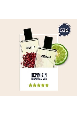 Bargello 536 Erkek Parfüm EDP 2 x 50 ML