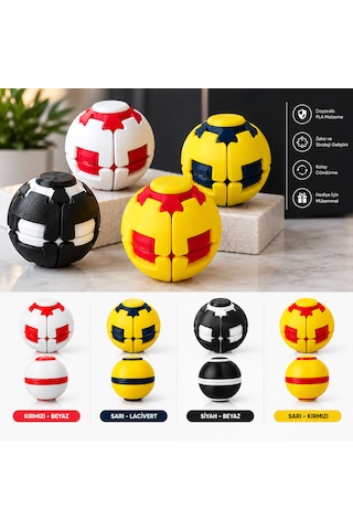 3d Baskı Spinball Döner Stres Topu Mekanik