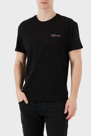 Tommy Jeans Erkek T Shirt Dm0dm21303 Bds Siyah Siyah