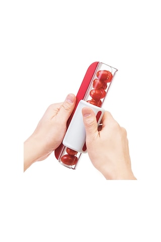 Domates Küçük Domates Meyve Kesici Meyve Dilimleyici Meyve Ayırıcı Dilimleyici 01- Kırmızı