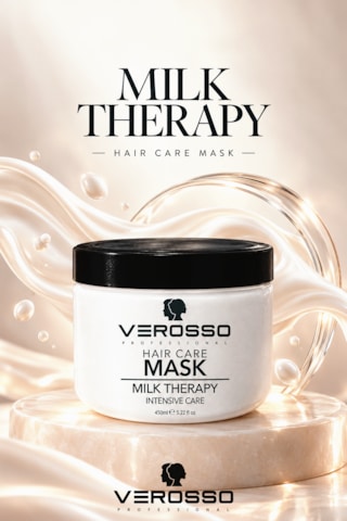 Verosso Milk Therapy Süt Proteini İçeren Yoğun Saç Bakım Maskesi 450 Ml