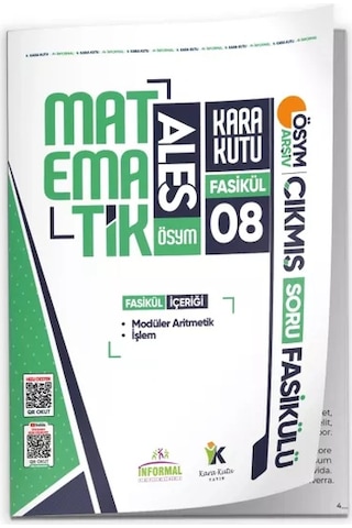2026 Ales Matematik Kara Kutu Akademik 8.fasikül Ösym Çıkmış Soru İşlem Ve Modüler Aritmetik Fasikülü