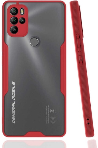 General Mobile 21 Pro Kılıf Zore Parfe Kenarları Pastel Renk Silikon Kılıf
