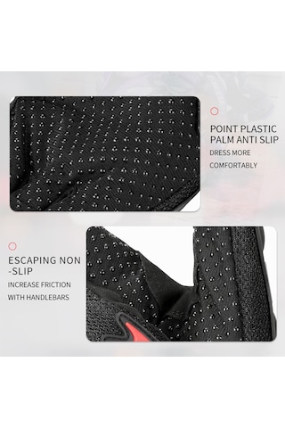 Ximistore9 Bsddp Motosiklet Eldiveni - Darbeye Dayanıklı, Kaymaz Avuç İçi, Dokunmatik Uçlu, Rahat Sürüş, Siyah 2xl