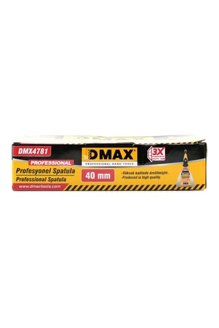 Dmax Dmx-4781 Metal Spatula - 40 Mm, Fiber Saplı- 12'li Paket