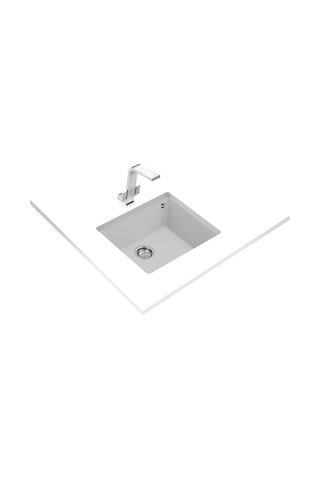 Teka Square 50.40 Tg Tek Hazneli Tegranite+ Eviye - Arctic White - 115230024