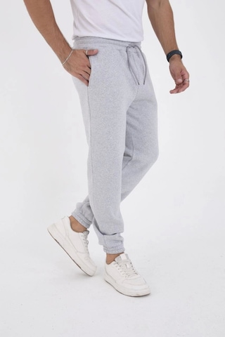 Butik İstanbul Unisex Kışlık Üç İplik Lastikli Eşofman Pantolon - Gri