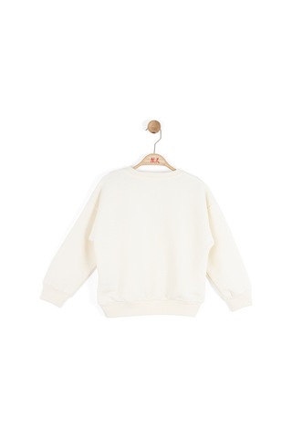 Xo Kids Kız Çocuk Sweatşirt 4-8 Yaş 39515 Krem - Pudra