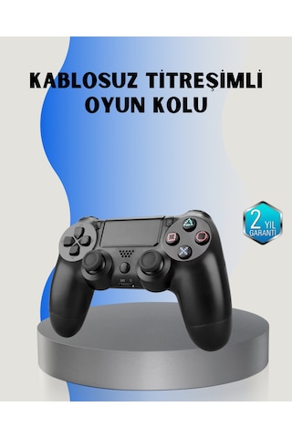 Ps4 Uyumlu Kablosuz Oyun Kolu Gerçekçi Titreşimli Geri Bildirim
