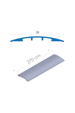 Pvc Kapı Eşik Çitası 38 Mm 270 Cm Yenice Meşe-113-Ym