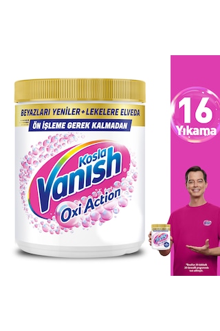 Vanish Oxi Action Kristal Beyaz Deterjan Güçlendirici ve Leke Çıkarıcı Toz 480 G