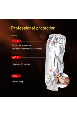 1 Çift Alüminyum Folyo Kolu, Kaynak İçin Endüstriyel Isı Yalıtımlı Manşonlar