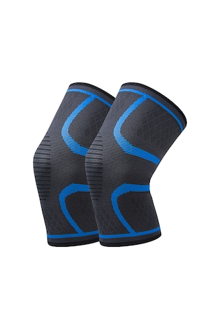 Yuntech01 Sporcu Dizlik Seti - 2'li Paket, Silikonlu Kaymayan, Nefes Alabilir, Konforlu, Kış Sporları İçin Çok Renkli