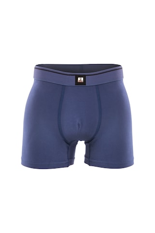 3 Lü Redzone Pamuk / Lycra Indigo Erkek Boxer