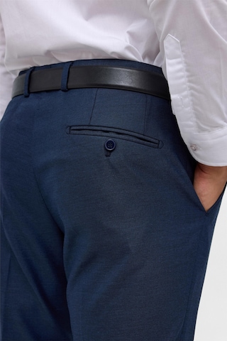 SÜVARİ Lacivert Regular Armürlü Kumaş Pantolon