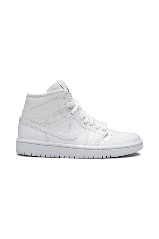 Nike Air Jordan 1 Mid Kadın Basketbol Ayakkabısı 38 Numara Beyaz