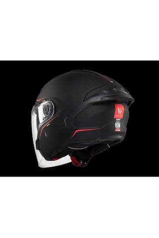 Mt Cosmo Sv Solid A1 Mat Siyah Açık Kask Mat Siyah
