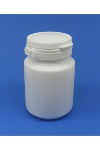 Sakız İlaç Tarım Ecza Tablet Hap Şişesi Kutusu Yırtılıt Kilitli Kapak 100 ML