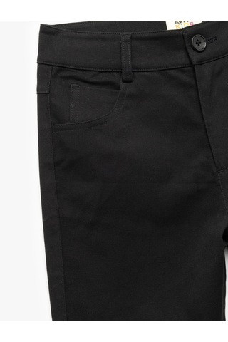 Koton Pamuklu Düğmeli Cep Detaylı Basic Pantolon Siyah 6wkb40002tw Siyah