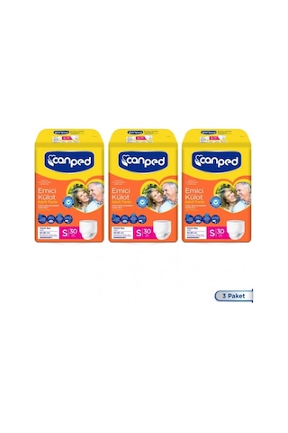 Canped Emici Külot S 3 x 30'lu