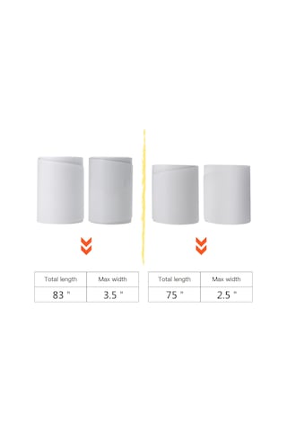 Aubyhe Sup Tahta Koruyucu Kenar Bantı 75'' - Honeycomb Desenli, Uv Ve Çiziklerden Koruma, Şeffaf, Kolay Yapıştır