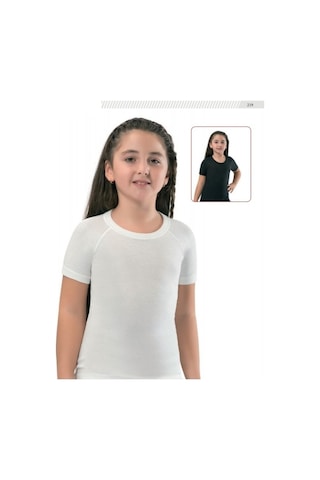 2'Li Paket Erdem 3421 Çocuk Termal Fanila Kısa Kol Unisex