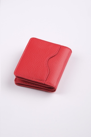 Ancora Leather Hakiki Deri Kartlık-26207 Kırmızı