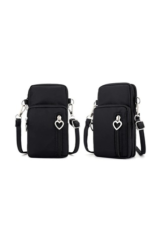 Hfambition Siyah Oxford Kumaş Akıllı Telefon Çantası - Su Geçirmez, Mini, Seyahat Ve Günlük Kullanıma Uygun Diğer